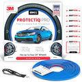 PROTECTiQ PRO Universal Rim Protection Trim - Ultimate Curb Rash Guard with Award-Winning Patented Design and Premium 3M Tape - Fits Up to 4X 24 Wheels, Cars, Trucks, SUVs