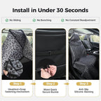 Car Seat Cover Protector, Waterproof Sweat Towel Seat Cover for Gym, Sports, Beach, Universal Front Seat Cover for Cars, Trucks, SUVs, Leather Seats(Gray Leopard)