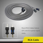True 4 Gauge Complete CCA Amplifier Wiring Kits with OFC RCA Cable