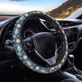 Women Sun Girls Moon Steering Wheel Covers Anti-Slip Elasticity Car Accessories Steering Wheel Protector Universal 15 Inch for Cars SUV Vehicle Truck