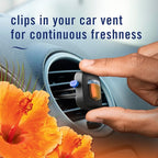 Car Odor-Fighting Air Freshener Vent Clip, Hawaiian Aloha, 1 count,.06 oz