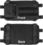 Car Visor Organizer with Coin Pouch, MOLLE Sun Visor Organizer for Cars, Trucks, SUVs, Zipper Pouch Car Accessories for Women Men