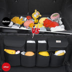 Car Trunk Organizer, LARGE CAPACITY Car Storage Bag with 8 Pockets, 7X Upgraded Trunk Storage Organizer for Car, SUV, Truck, MPV