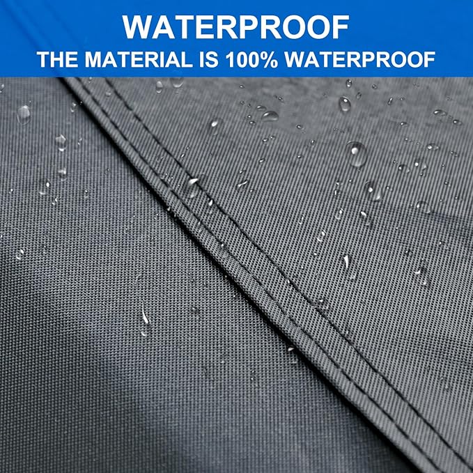 Half Car Cover, Windshield Cover for Ice and Snow Top with Reflective Straps, Roof Cover Waterproof All Weather Dust, Sun Protection. Front Rear Window Cover Fit SUV. YM (UP to 142'')