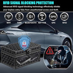 Faraday Signal Blocking Box for Car Keys, 3D Black | ﻿Faraday Box for Car Keys, RFID Signal Blocking Box, Anti-Theft Shielding Cage, Large