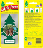 Car Air Freshener | Hanging Paper Tree for Home or Car | Royal Pine | 12 Pack