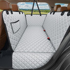 Dog Car Seat Cover for Pets 100% Waterproof Seat Cover Hammock 600D Heavy Duty Scratch Proof Nonslip Durable Soft Back Seat Covers for Cars and SUVs