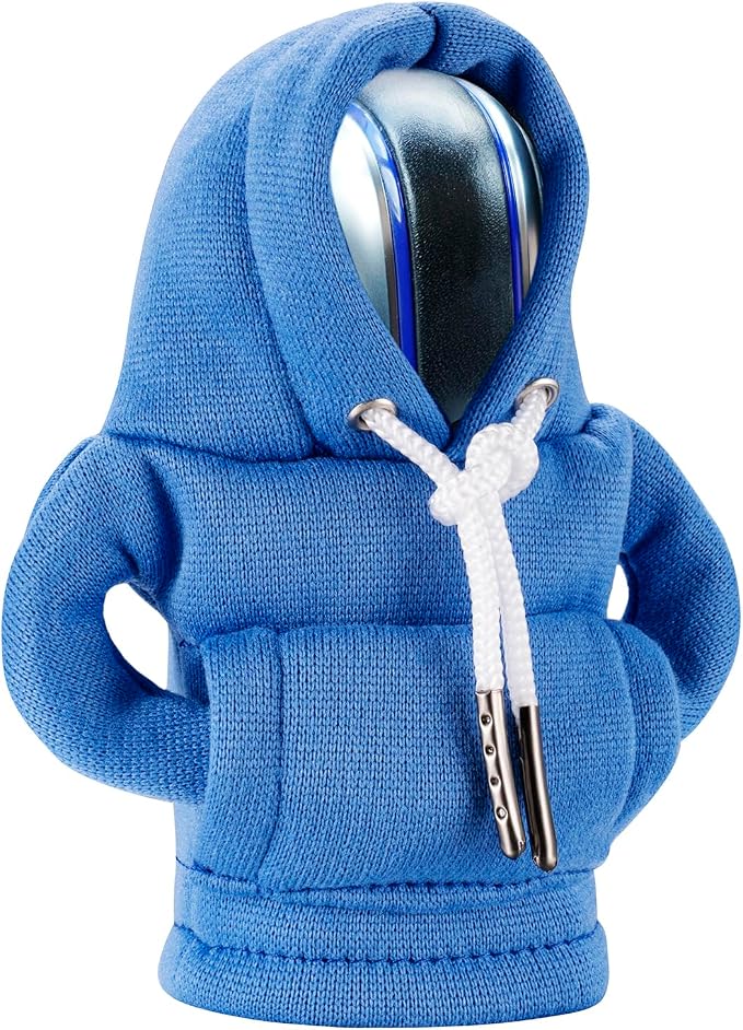 SLLAK Gear Shift Hoodie, Gear Shift Cover, Universal Car Shift Knob Hoodie, Mini Hoodie for Car Shifter, Automotive Interior Cute Gadgets, Car Accessories and Decorations