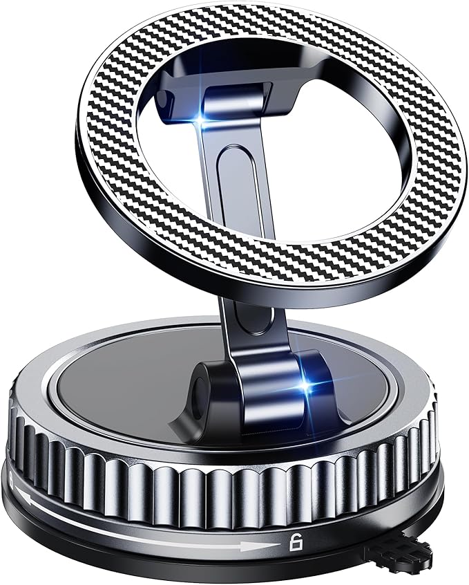 Car Phone Holder for Magsafe [2026 89+LBS Suction & 3700gf Magnetic] 360° Adjustable cell Phone Mount, Phone Holders for Your Car Dashboard & Windshield Pad Phone Holder for iPhone 17-12 Series