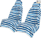 Car Seat Towel Cover - Sweat Absorbing Microfiber Towel for Car Seat After Gym, Workout & Beach - Washable Seat Protector, Universal Fit for Cars, Trucks, SUVs - 2 Pack