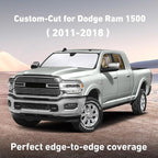 Windshield Sunshade Compatible for Dodge Ram 1500 2011-2016 2017 2018, Sun Visor for Front Windshield & Window Sun Shade Cover, UV Heat Blocker & Protector, Car Accessories