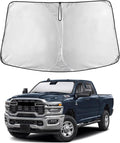 Windshield Sunshade Compatible for Dodge Ram 1500 2019-2024 2025 2026 CrewCab, MegaCab Pickup,2Dr RegularCab,4Dr QuadCab Sun Visor for Front Windshield, UV Blocker & Protector, Car Accessories