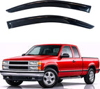 KPY Rain Guards Fit for 1988-1999 Chevrolet/GMC C/K 1500 2500 3500 Extended Cab, Out-Channel Window Visors Vent Wind Deflectors 2PC, Truck Accessories for 1995-1999 Chevy Tahoe, 1992-1994 Chevy Blazer