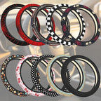 Car Steering Wheel Cover, 14.5"-15" Inch Universal Anti-Slip DurableSteering Wheel Protective Cover, Breathable Auto Interior Decoration Accessories for Sedan SUV Truck (Groovy Hippie)