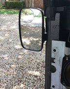 Blind Spot Mirror, 3" Aluminum Frame Round HD Glass Convex Wide Angle Rear View Mirror For All Universal Vehicles Car Suv Truck