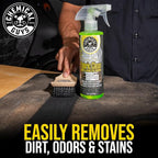 Foaming Citrus Fabric Clean Carpet & Upholstery Cleaner, Ready to Use, Sprayable (for Carpets, Seats & Floor Mats), Safe for Cars, Home, Office, & More, 2-16 fl oz, Citrus Scent