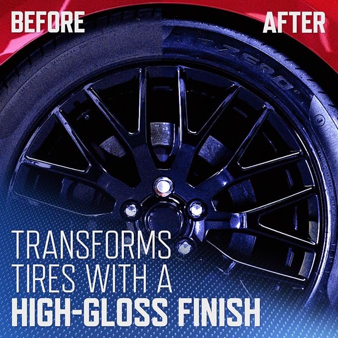 Podium Series Hybrid Ceramic High Gloss Tire Shine Spray, 16 fl oz, Long-Lasting Car Tire Shine Developed in Collaboration With Oracle Red Bull Racing