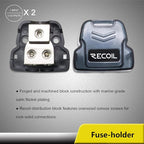RC4D True 4 Gauge Car Audio Dual Amplifiers CCA Wiring Installation Kits | with OFC RCA Cable