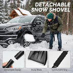 Car Emergency Kit with Jumper Cable, First Aid Kit, Winter Travel Assistance with Detachable Snow Shovel, Safety Emergency Kit for Cars, Trucks