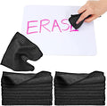 Cleaning Cloth Dry Erase Cloth Cleaning Rags Reasonable Kitchen Towels Microfiber Towels Cars Wash(6 x 6 Inch,Black,50 Pcs)