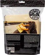 MIC702 Waffle Weave SUV Microfiber Drying Towel, Great for Cars, Trucks, SUVs, Large Vehicles, Yellow (35"x26")