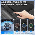 Cooling Car Seat Pad with Fan, 12V-24V Ventilated Car Seat Cushion, Breathable 3D Mesh Seat Cooler, 3-Speed Airflow Adjustment, Universal Fit for Cars, Trucks, SUVs - Ideal for Summer Driving