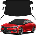 Car Snow Cover Compatible for Kia K5 | Windshield Cover for Ice and Snow with S-Hook Straps | Heavy-Duty 600D Oxford Winter Car Cover, Waterproof & Anti-Slip