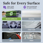 XL Car Drying Towel for Trucks – 1200 GSM Twisted Loop Microfiber, 24" x 45" Edgeless, Scratch-Free