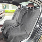 Waterproof Backseat Cover for Car Trucks Van SUV Jeep, Rear Bench Towel Seat Covers, Car Seat Protector for Gym Swimming, Universal Fits for Truck Van and SUV (Bench Grey)