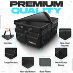 Trunk Organizer For SUV Car Trunk Organizer, Foldable Storage, Car Accessories for Women Men, Collapsible Bag, 600D Oxford, Non Slip Bottom, Straps, Soft Cover (45L)