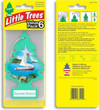 Car Air Freshener | Hanging Tree Provides Long Lasting Scent for Auto and Home | 24 Air Fresheners |Bayside Breeze