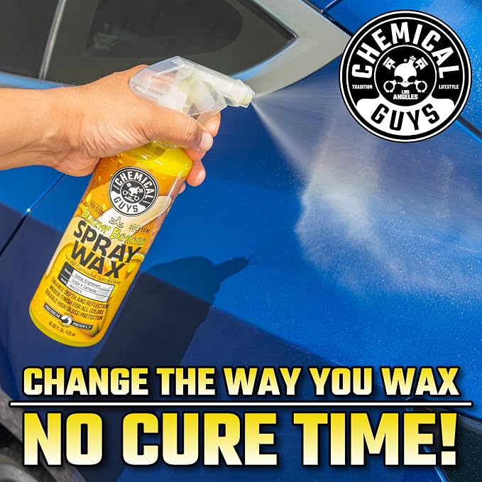 Spray Wax Blazin' Banana - Carnauba Car Wax Spray for High Gloss Shine and Protection, Safe for Cars, Trucks, SUVs, RVs, and More - 16 oz