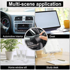 Car Detailing Brushes, Car Interior Dust Sweeping Soft Brush, Soft Bristles Brush Cleaning Tool for Automotive Dashboard, Air Conditioner Vents, Computer, Scratch Free(Black)