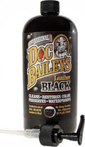 Leather Black Care -Premium Quality All In One Leather Cleaner, Conditioner, Waterproofer & Protectant - For your Car, Bike, Horse Tack, Home Decor and Other Leather Needs 32oz Bottle