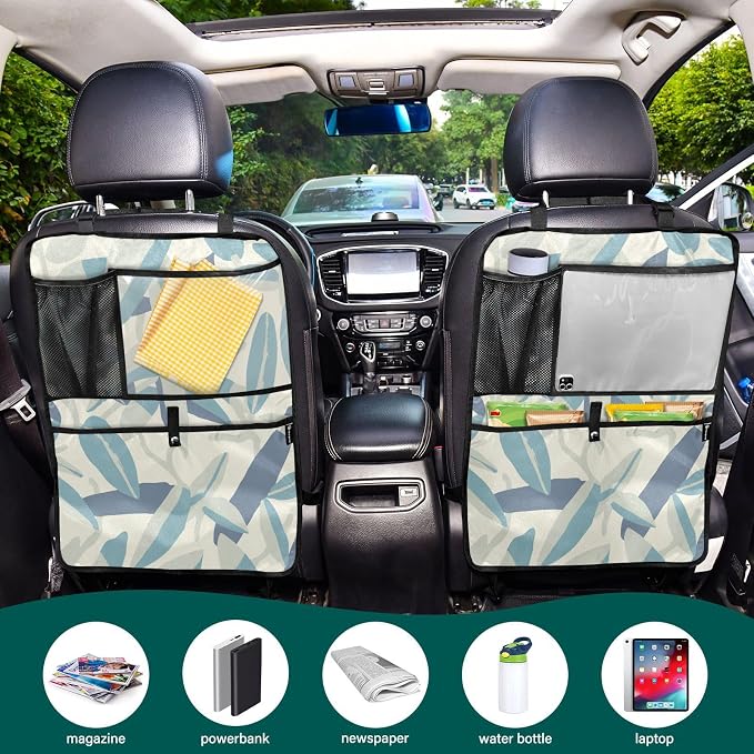 Kick Mats Backseat Protector with Anti Kick Design Offering Safety and Space for Backseat Essentials