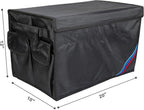 Non-slip Car Organizer, Multi-Use Collapsible Car Storage Box, Portable Auto Cargo Storage Bin for Car SUV Truck, Waterproof Outdoor Camping Picnic Storage Container