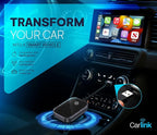 Wireless CarPlay & Android Auto Adapter for iPhone & Android - USB-C, No Latency, Seamless Multi-User Connection (iOS 10+, Bluetooth Car Stereo Support)