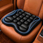 Car Seat Cushion for Long Drives, Pressure Relief Seat Pad with Built-in Pump, Adjustable Air Cell Cushion for Truck Drivers, SUV, Office Chair and Wheelchair