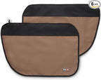 K&H Pet Products Car Door Protector for Dogs, 2 Pack Waterproof Interior Pet Car Door Protector from Dog Scratching, Stay Put Cover Design, Fits Most Vehicles, Washable - 27 x 19in Tan (Pack of 6)