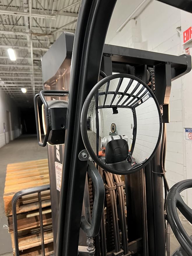8.5" Round Universal Forklift Spot Mirror by