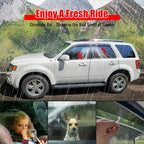 Fit 2001-2012 Ford Escape Slim Style Acrylic Smoke Tinted Window Visors |, 2008-2011 Mazda Tribute, 2005-2011 Mercury Mariner, Sun Rain Guards, Self-Adhesive, Vent Smoke 4Pcs