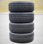 Set of 4 (FOUR) Hena All-Season Passenger Car High Performance Radial Tires-205/50R15 205/50ZR15 205/50/15 205/50-15 89W Load Range XL 4-Ply BSW Black Side Wall UTQG 400AA