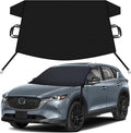 Car Snow Cover Compatible for Mazda CX5 CX50 | Windshield Cover for Ice and Snow with S-Hook Straps | Heavy-Duty 600D Oxford Winter Car Cover, Waterproof & Anti-Slip