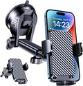 Car Phone Holder Car Universal Mobile Phone Holder 360° Rotatable Car Mobile Phone Holder Dashboard Windshield Air Vent Phone Holder Car for iPhone Android Smartphone