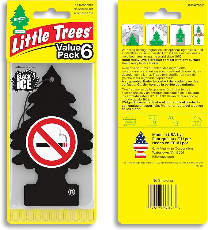 Car Air Freshener | Hanging Tree Provides Long Lasting Scent for Auto and Home | 24 Air Fresheners |No Smoking