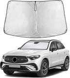 Windshield Sunshade Compatible for Mercedes-Benz GLC 2023-2024 2025 2026, Sun Visor for Front Windshield & Window Sun Shade Cover, UV Heat Blocker & Protector, Car Accessories