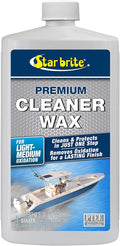 One-Step Cleaner Wax with UV Protection - Removes Chalk & Oxidation from Fiberglass, Metals & Painted Surfaces