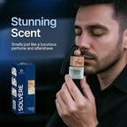 Solvere Diffuser with Vent Clip | Strong Automotive Freshener Long Lasting | Powerful Car Fresheners for Men with Odor Eliminating Technology | Luxury Air Freshener by