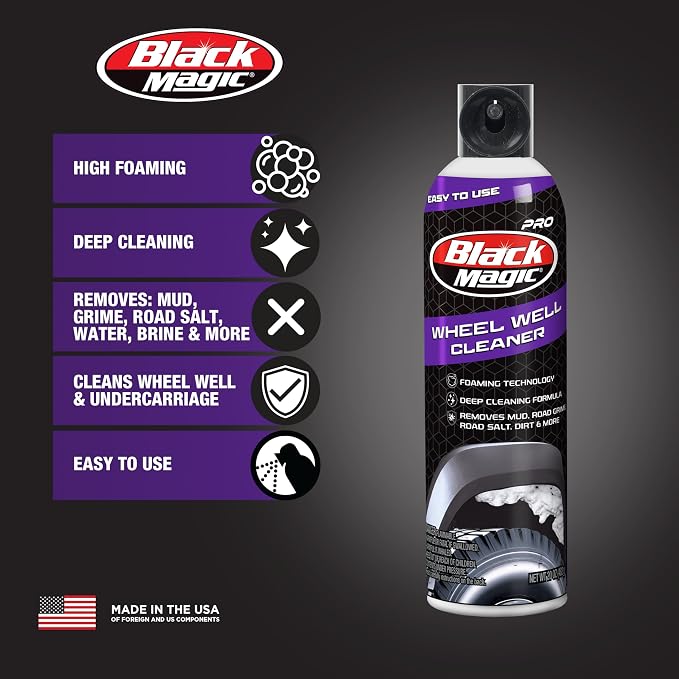 120257 Wheel Well Cleaner, High Foaming Deep Cleaning Formula to Remove Mud, Grime, Road Salt Buildup & More