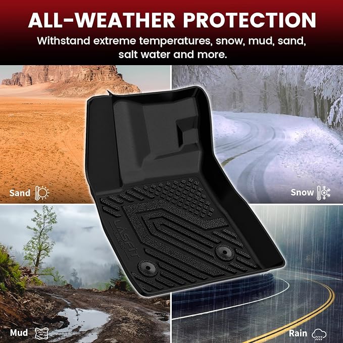 Floor Mats & Cargo Liner for Chevrolet Chevy Trailblazer 2021-2026 (Only Fit AWD & Cargo in Upper Deck Position), All Weather TPE Custom Fit Floor Mats for Car, Car Floor Mats Full Set